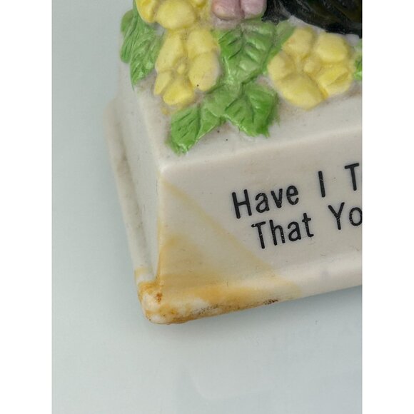 Russ Berrie Skunk Ceramic VTG Figure Have I Told You Lately You're Special READ - Picture 5 of 16